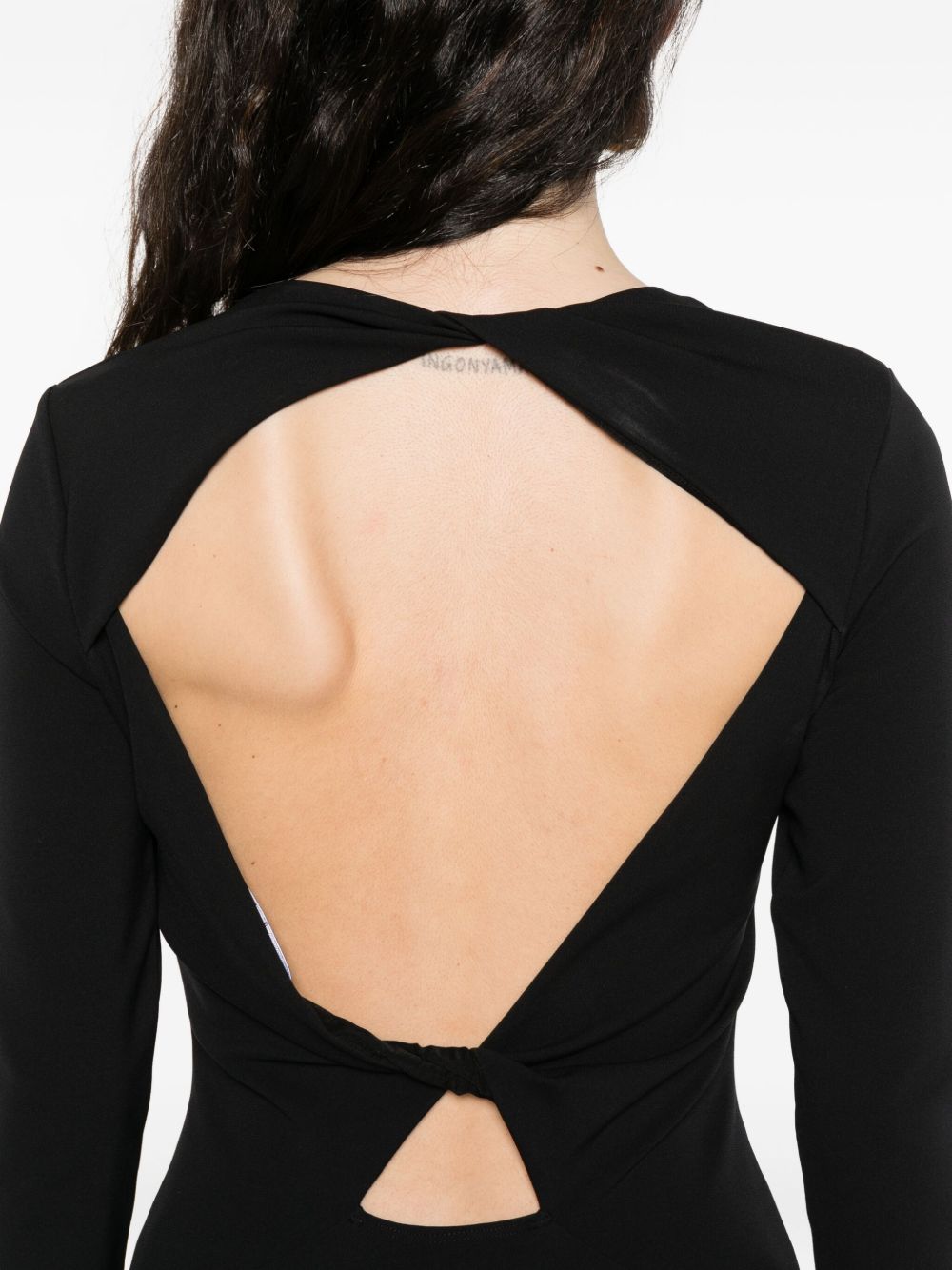 Emporio Armani Dresses Nero Polyamide