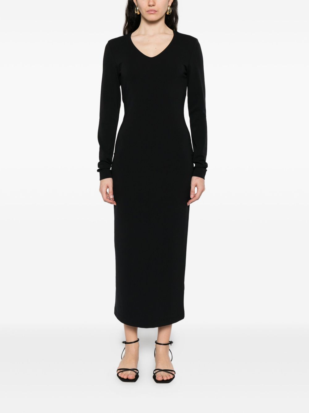 Emporio Armani Dresses Nero Polyamide