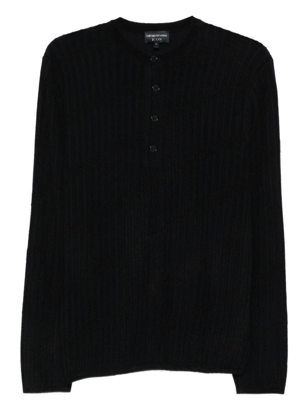Emporio Armani Sweaters Blu Virgin Wool