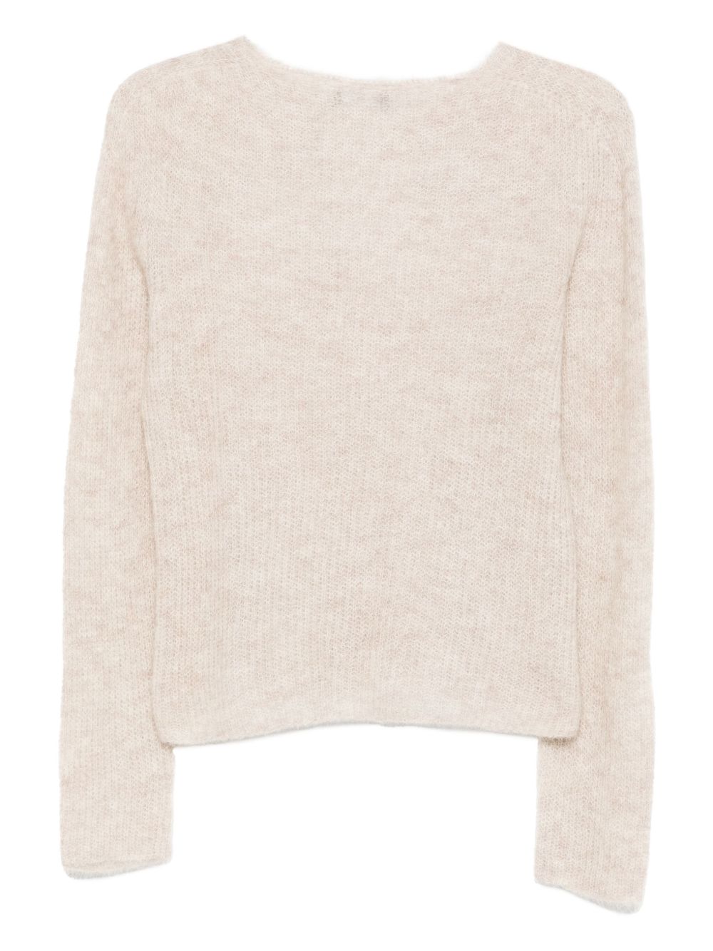 Emporio Armani Sweaters Beige Alpaca