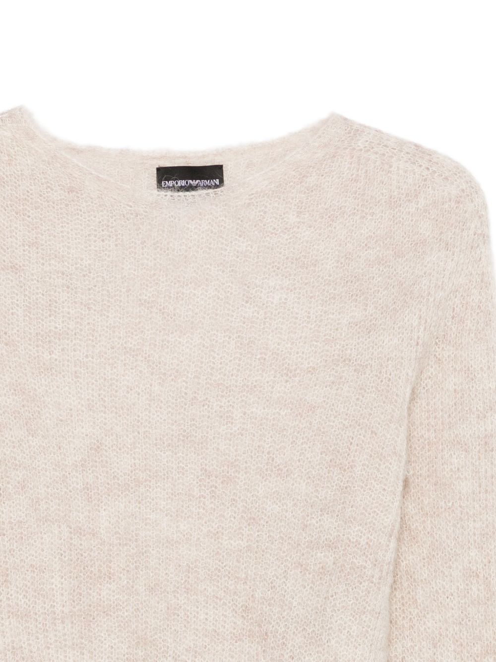 Emporio Armani Sweaters Beige Alpaca