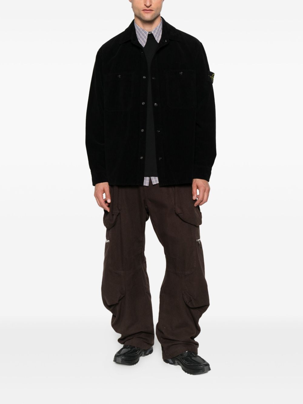 Stone Island Shirts Black Natural (veg)->cotton100.0 %