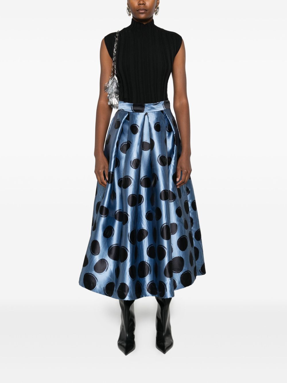 Lunatica Milano Skirts Clear Blue Polyester
