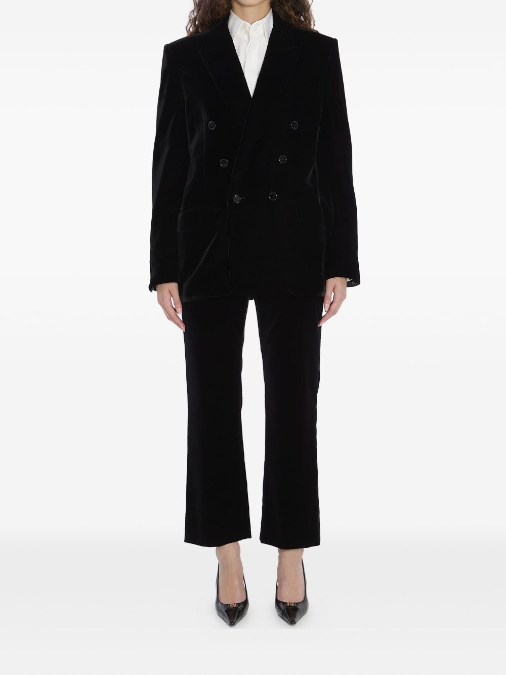 Saint Laurent Jackets Black Outer: Viscose
