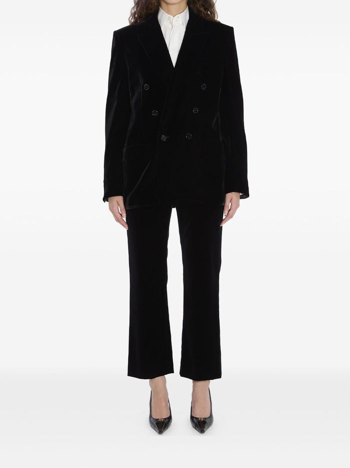 Saint Laurent Jackets Black Outer: Viscose