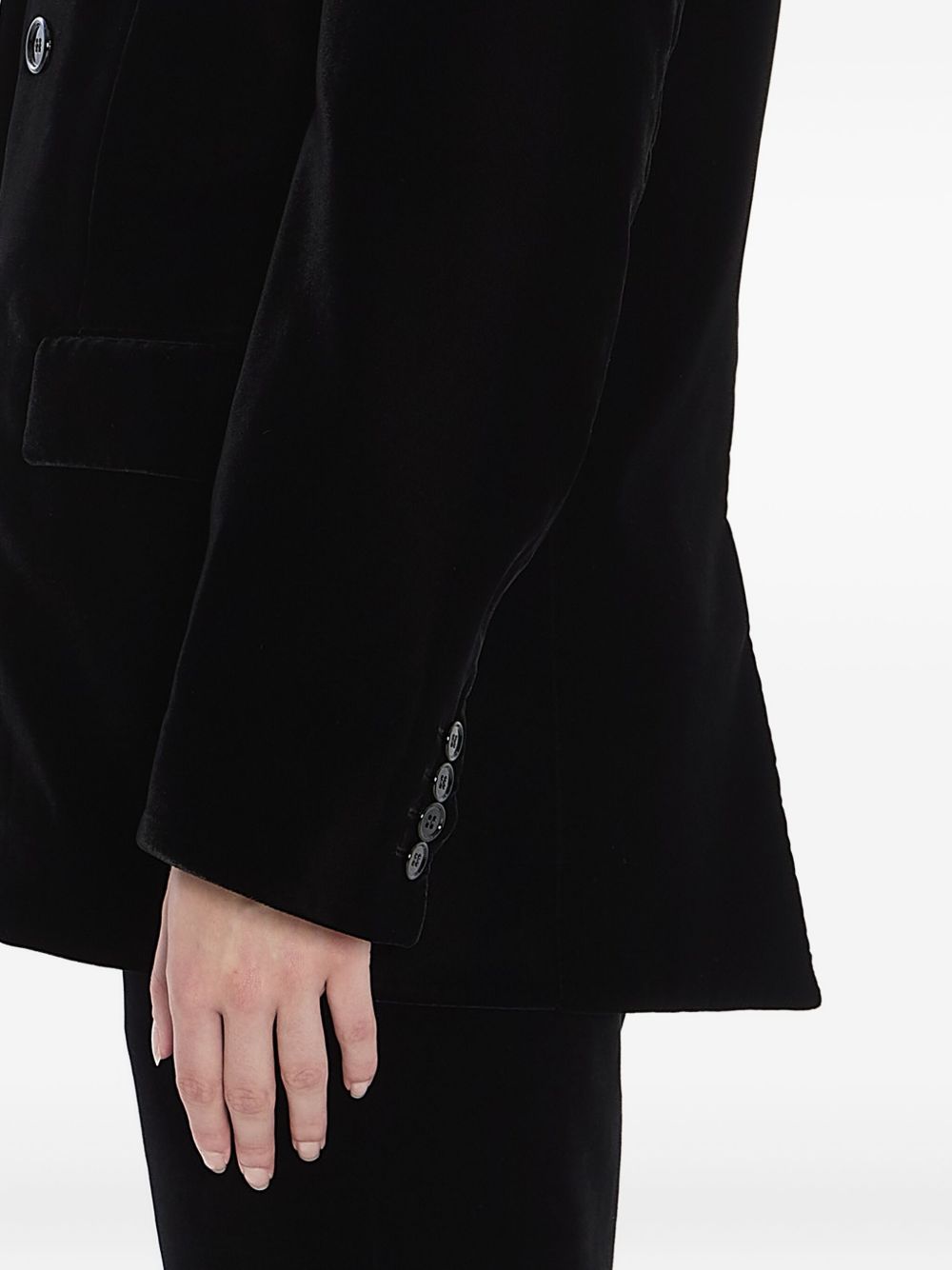 Saint Laurent Jackets Black Outer: Viscose