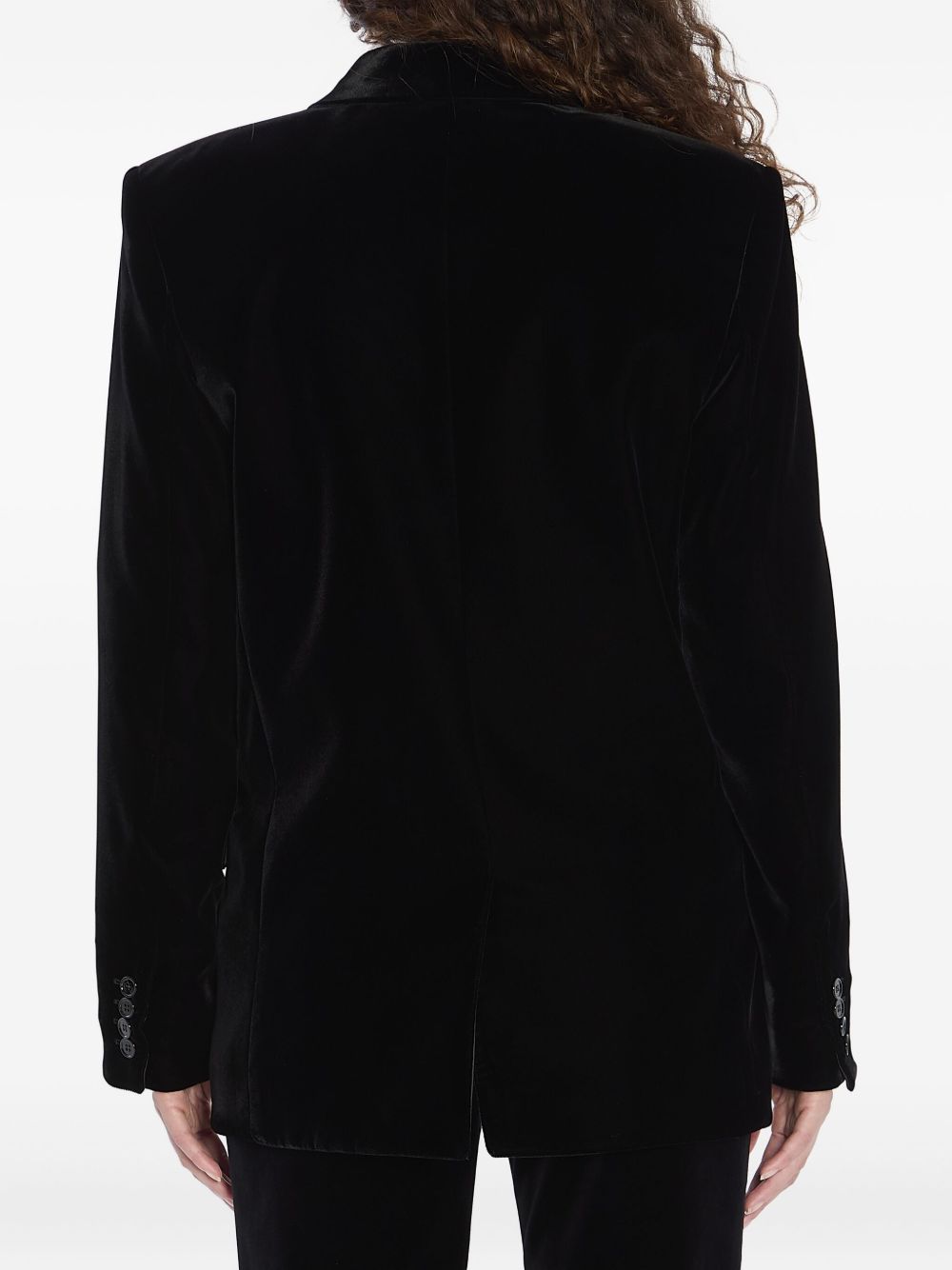 Saint Laurent Jackets Black Outer: Viscose