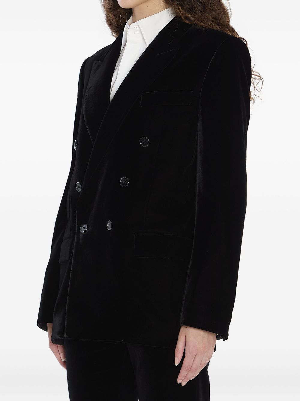 Saint Laurent Jackets Black Outer: Viscose