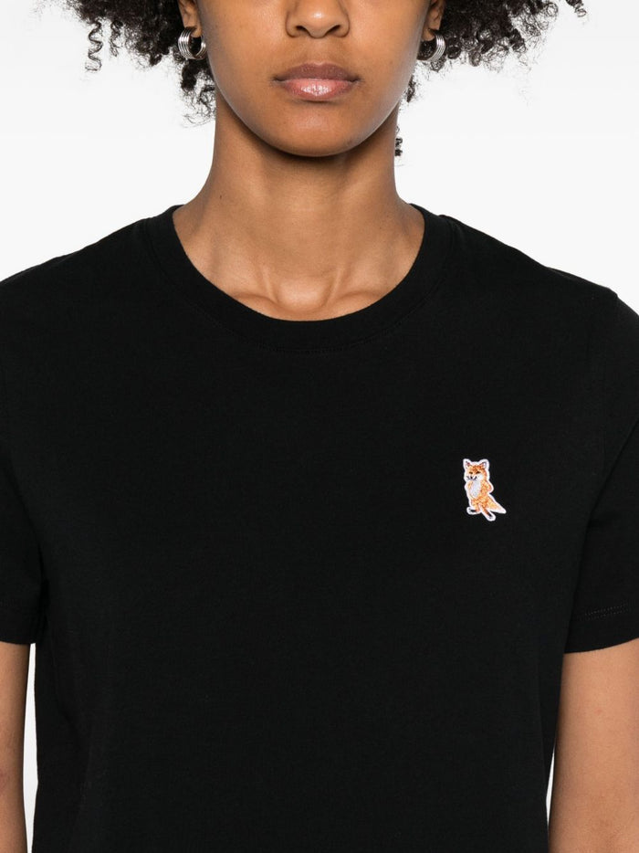 MAISON KITSUNE T-shirts and Polos Black Cotton