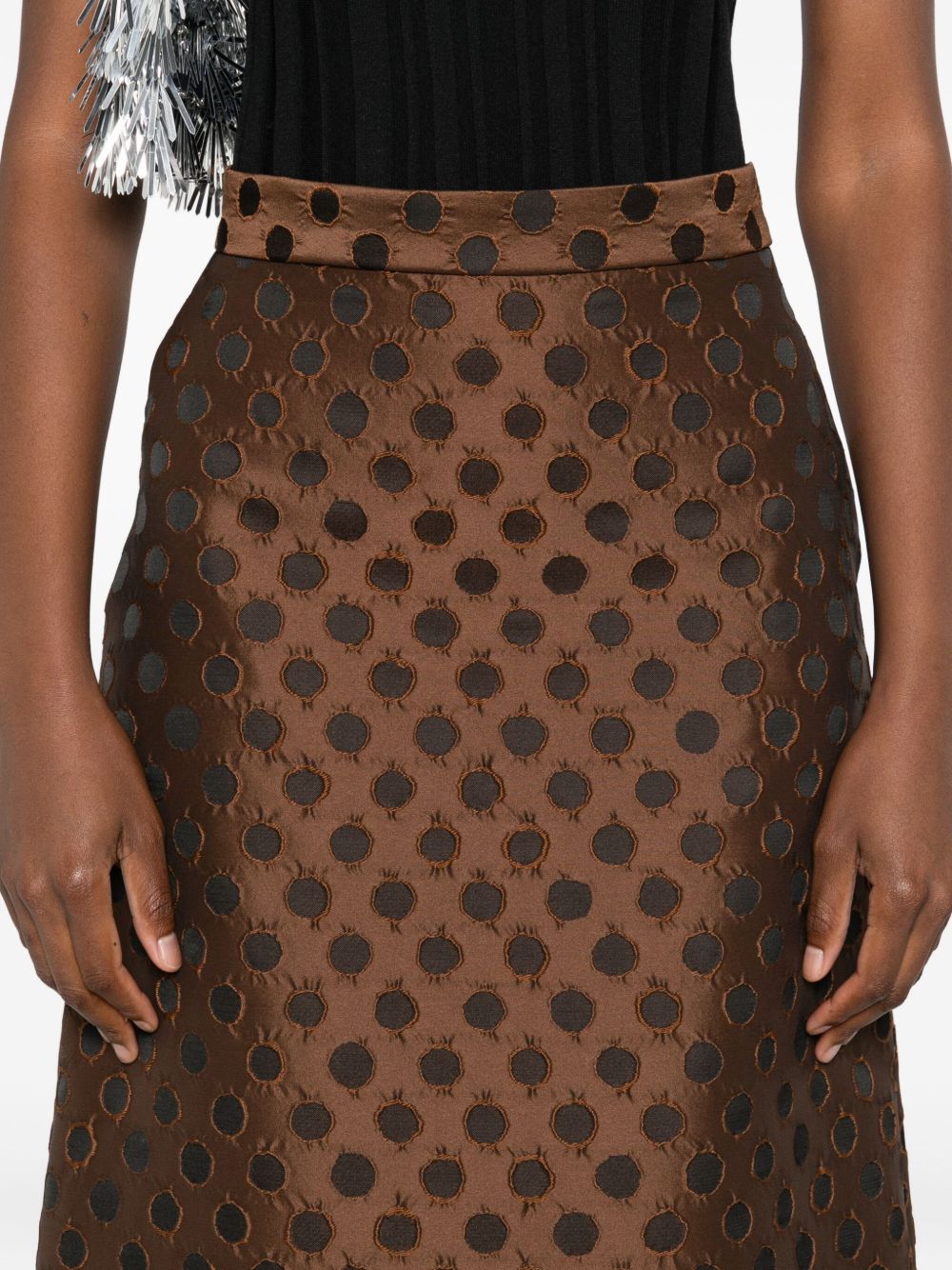 Lunatica Milano Skirts Brown Outer: Polyester