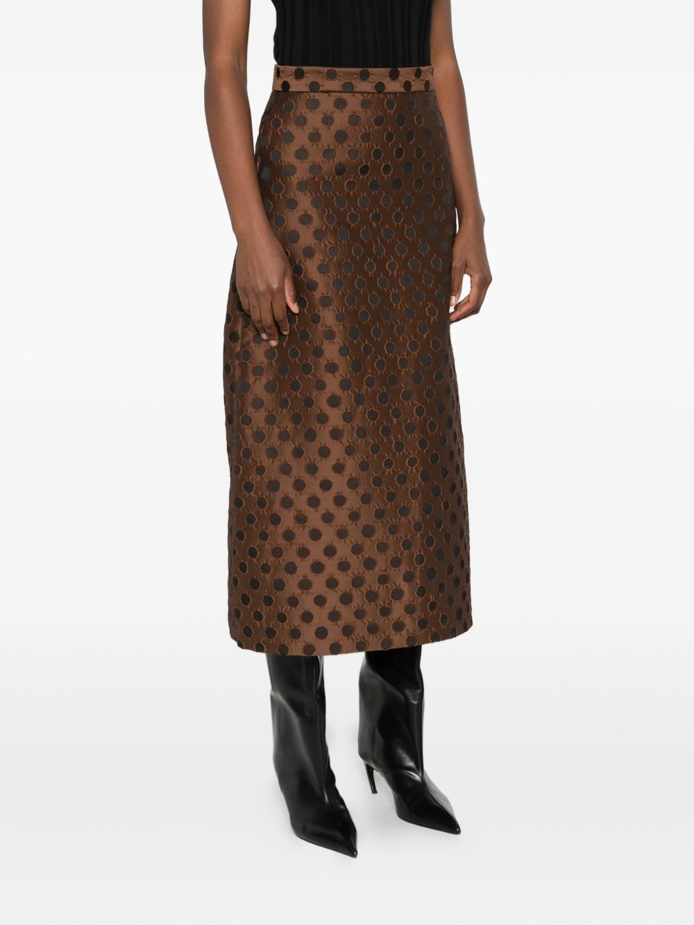 Lunatica Milano Skirts Brown Outer: Polyester