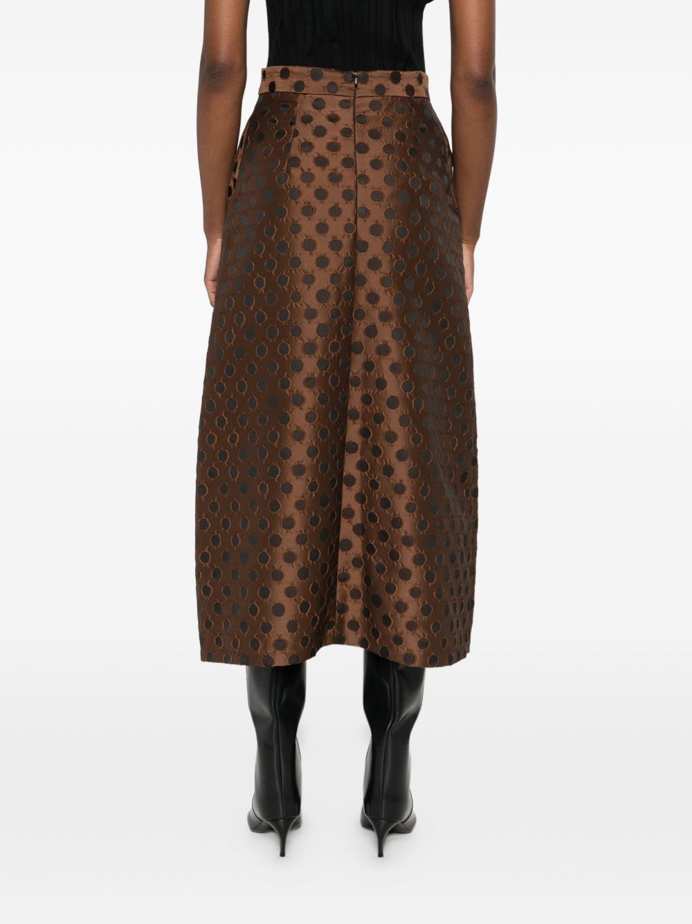 Lunatica Milano Skirts Brown Outer: Polyester