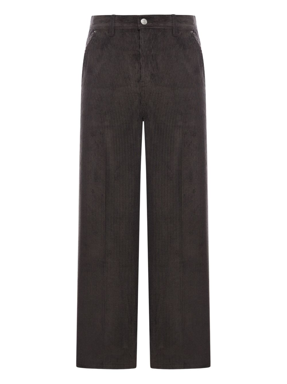 Ami Paris Trousers Grey Cotton