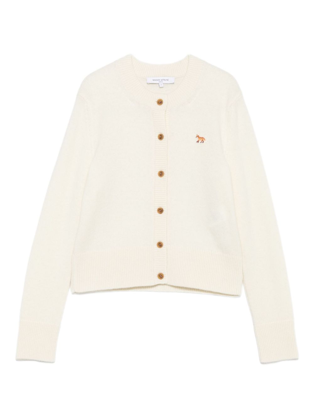 Maison Kitsune Sweaters Beige Wool