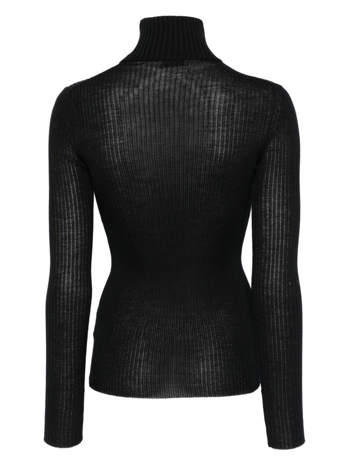 Mrz Sweaters Black Virgin Wool