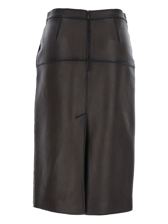 Parosh Skirts Brown Lamb Skin