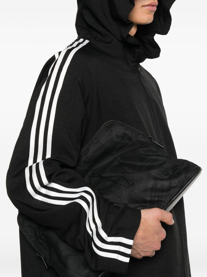 Y-3 Coats Black Polyester 100 %