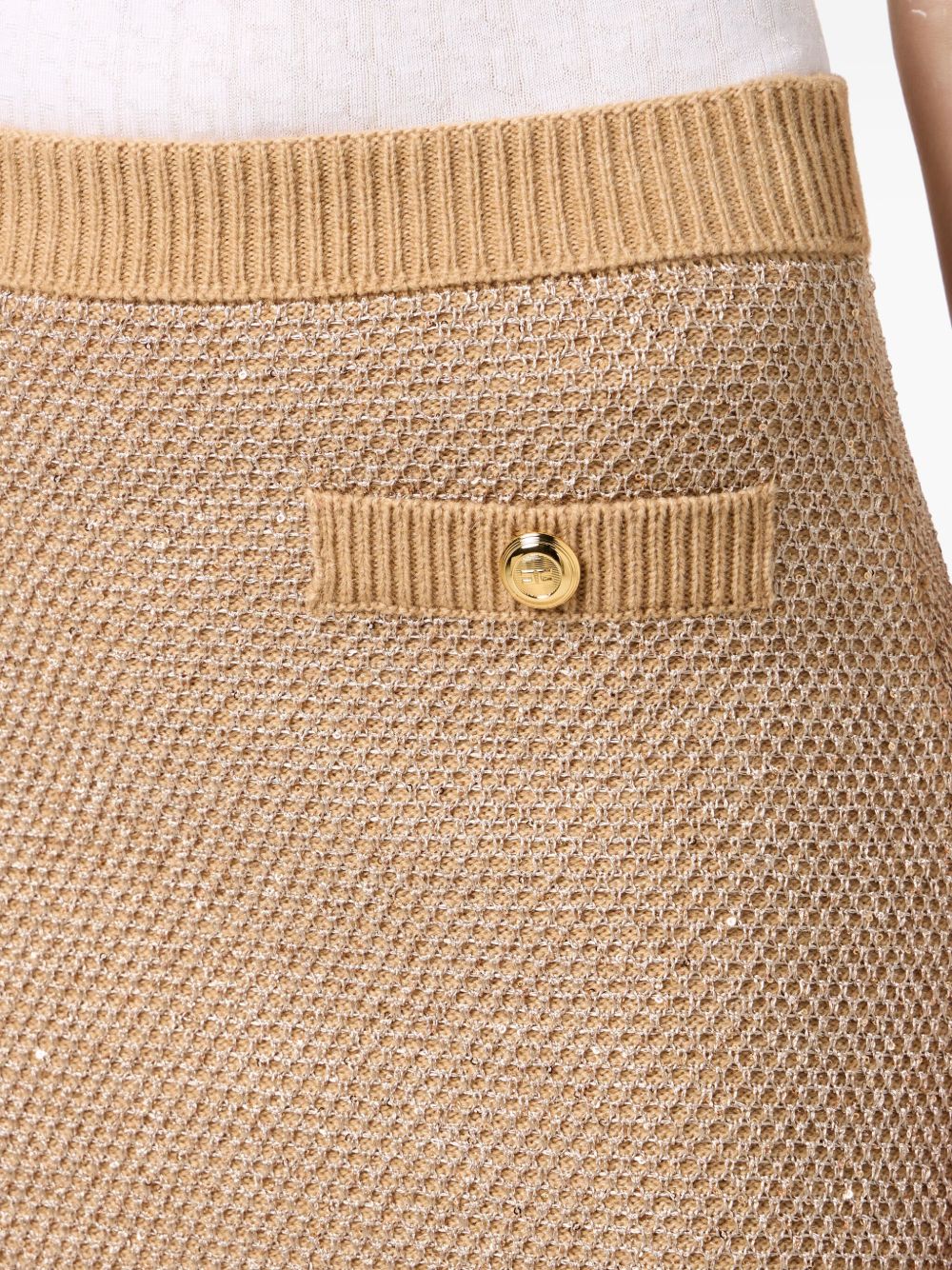 Elisabetta Franchi Skirts Beige