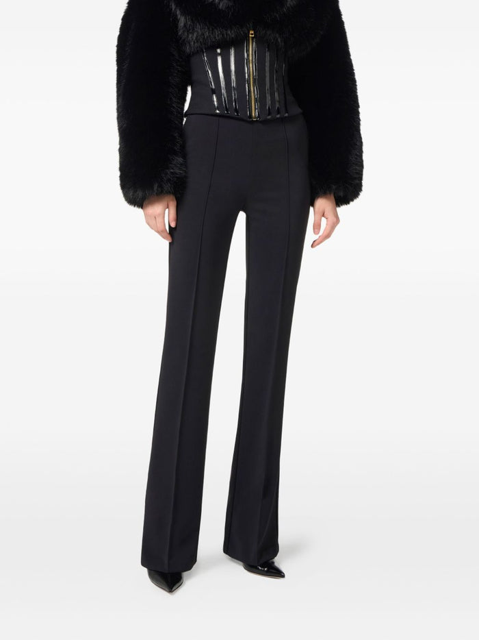 Elisabetta Franchi Trousers Black Plea