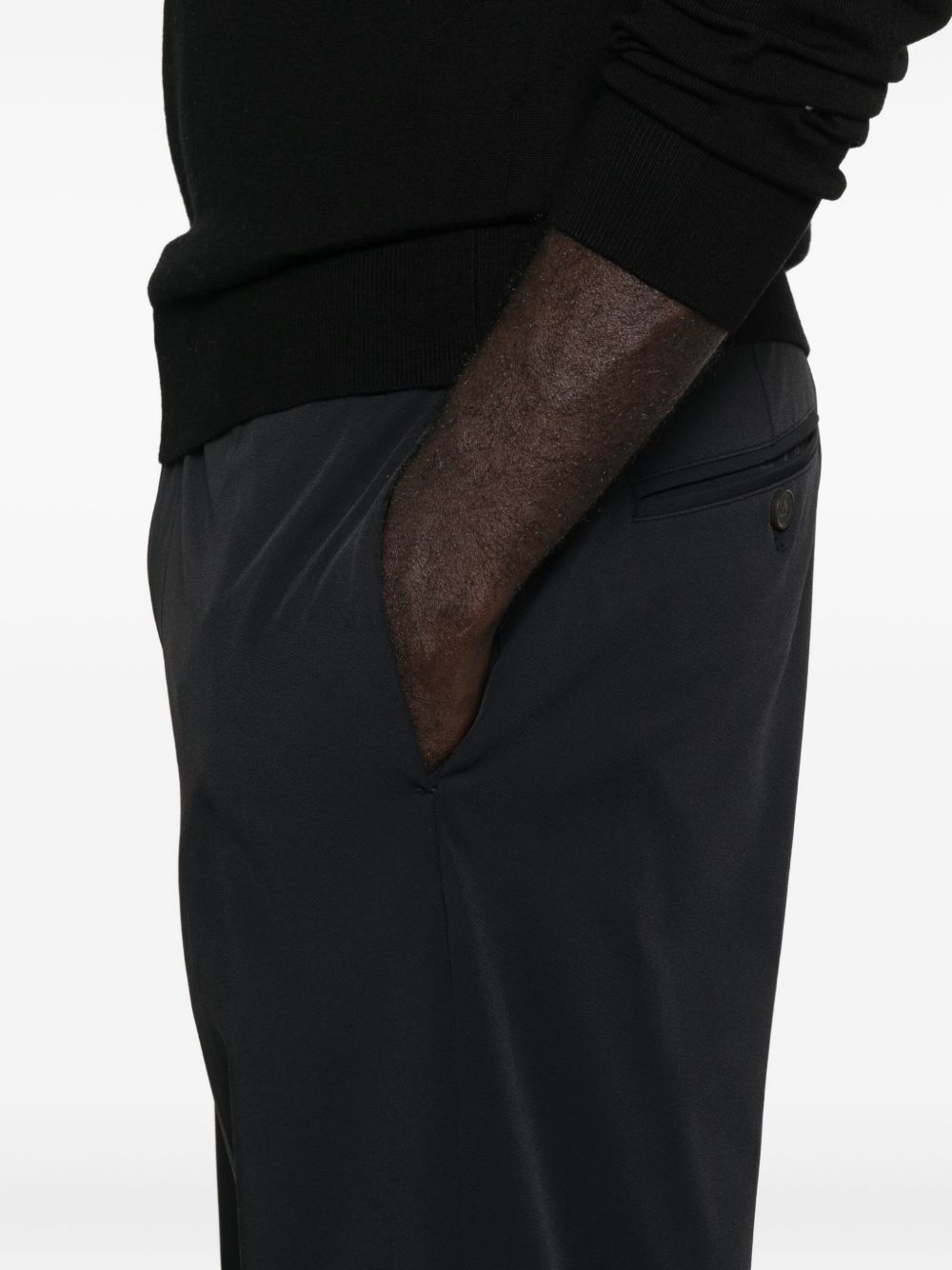 Emporio Armani Capsule Trousers Blu Polyamide