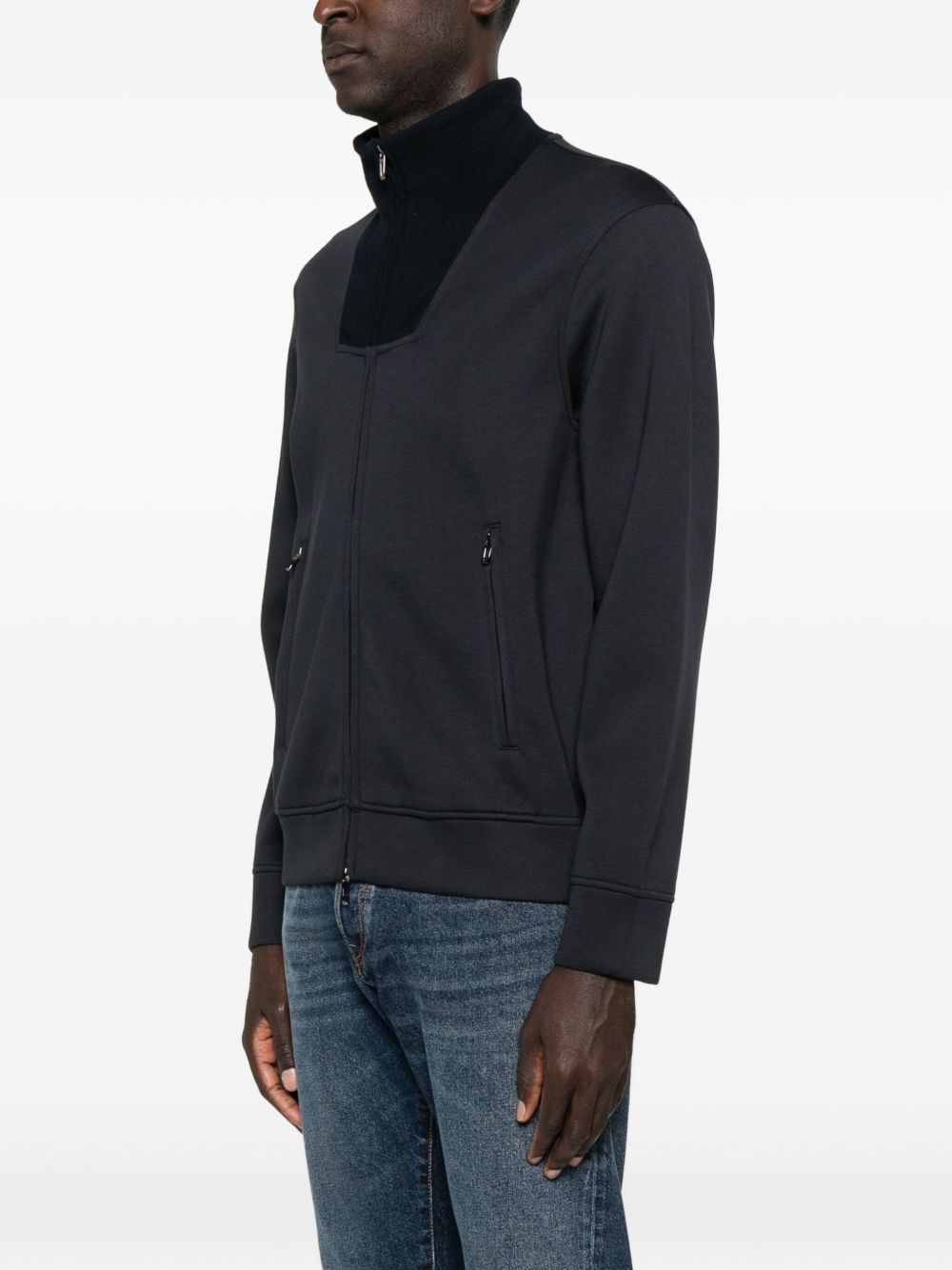 Emporio Armani Capsule Sweaters Blu Modal
