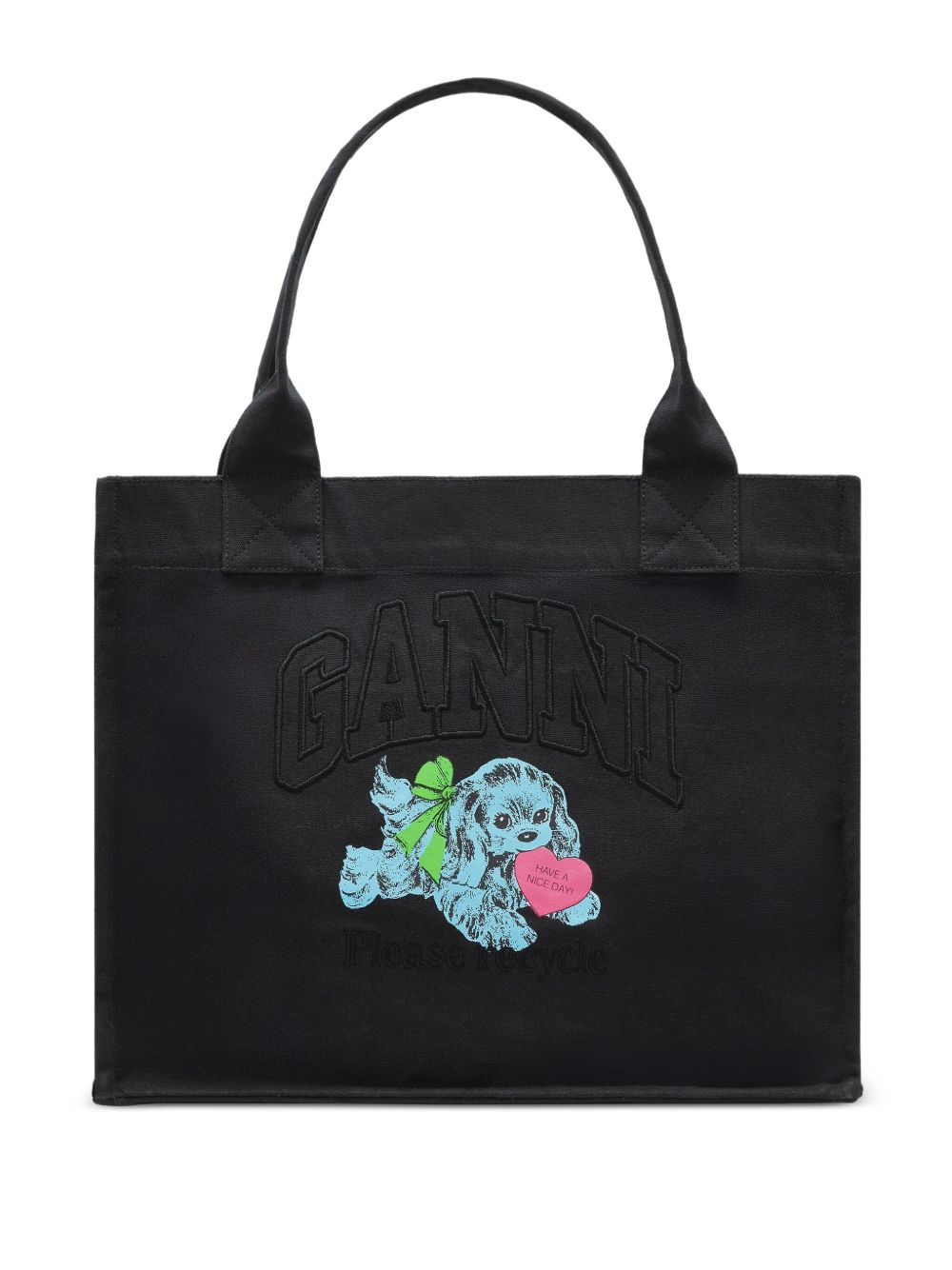 Ganni Bags Grey Recycled Cotton