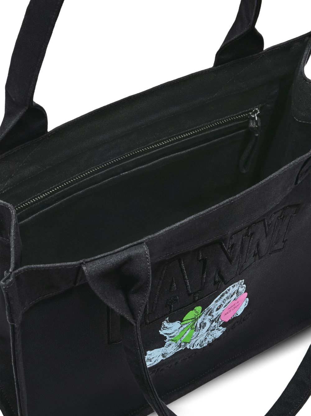 Ganni Bags Grey Recycled Cotton