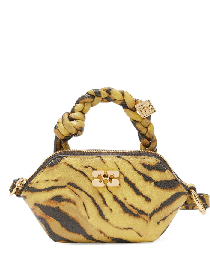 Ganni Bags Kaki Recycled Leather Pu Polyester