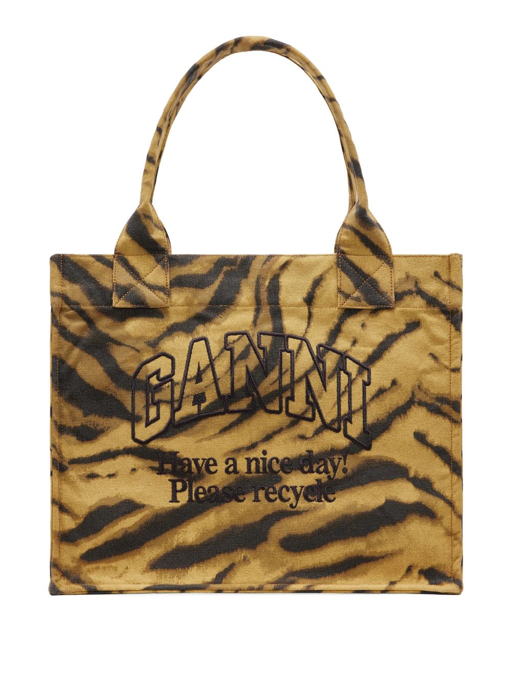 Ganni Bags Kaki Recycled Cotton