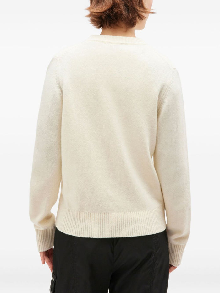 Ganni Sweaters Beige