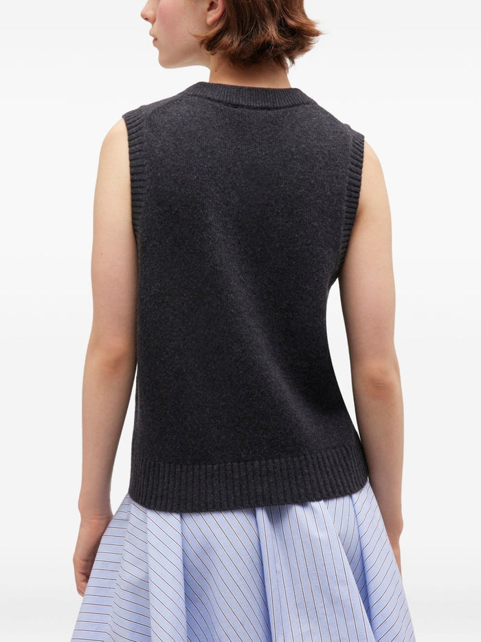 Ganni Sweaters Grey