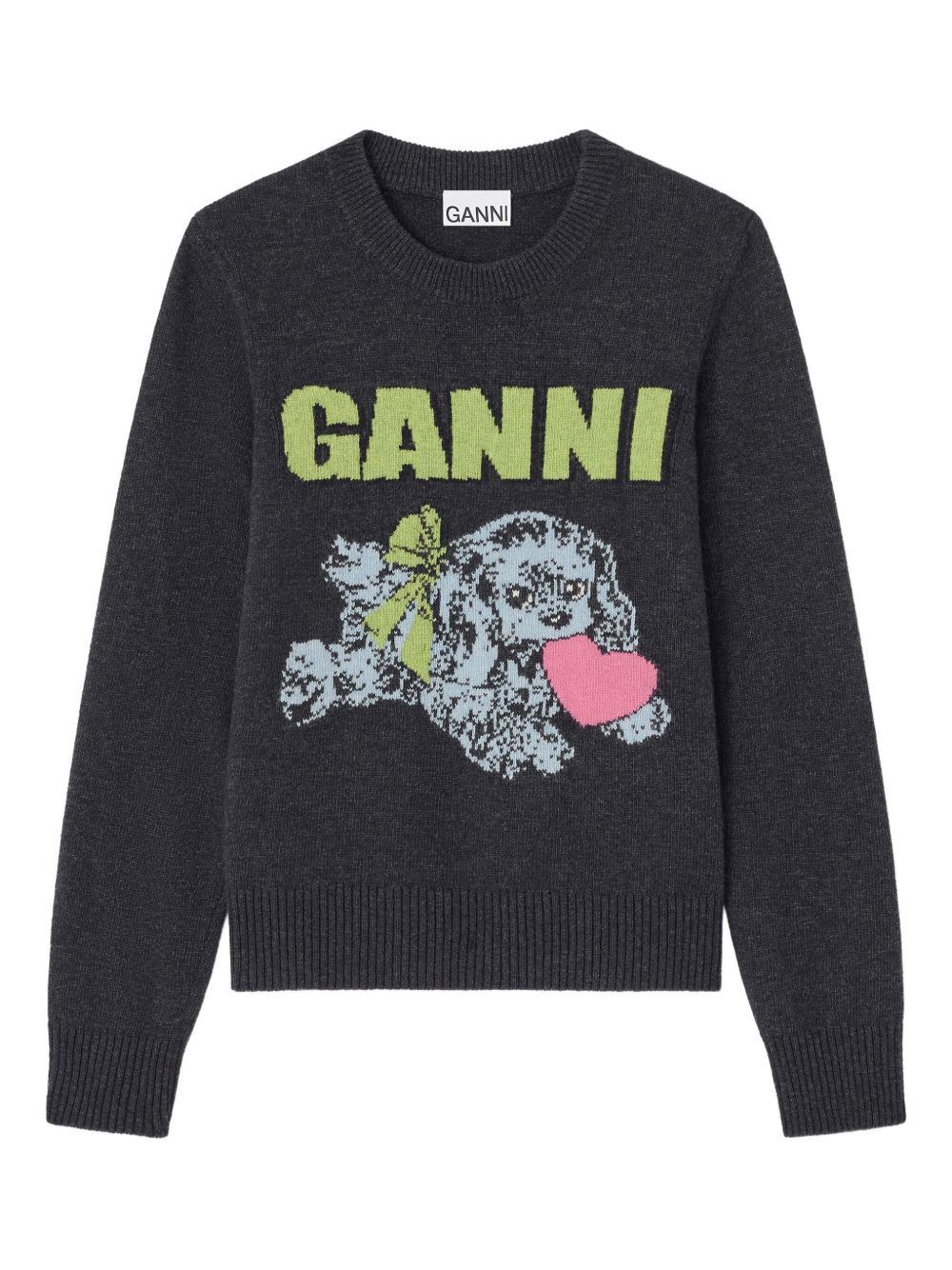 Ganni Sweaters Grey