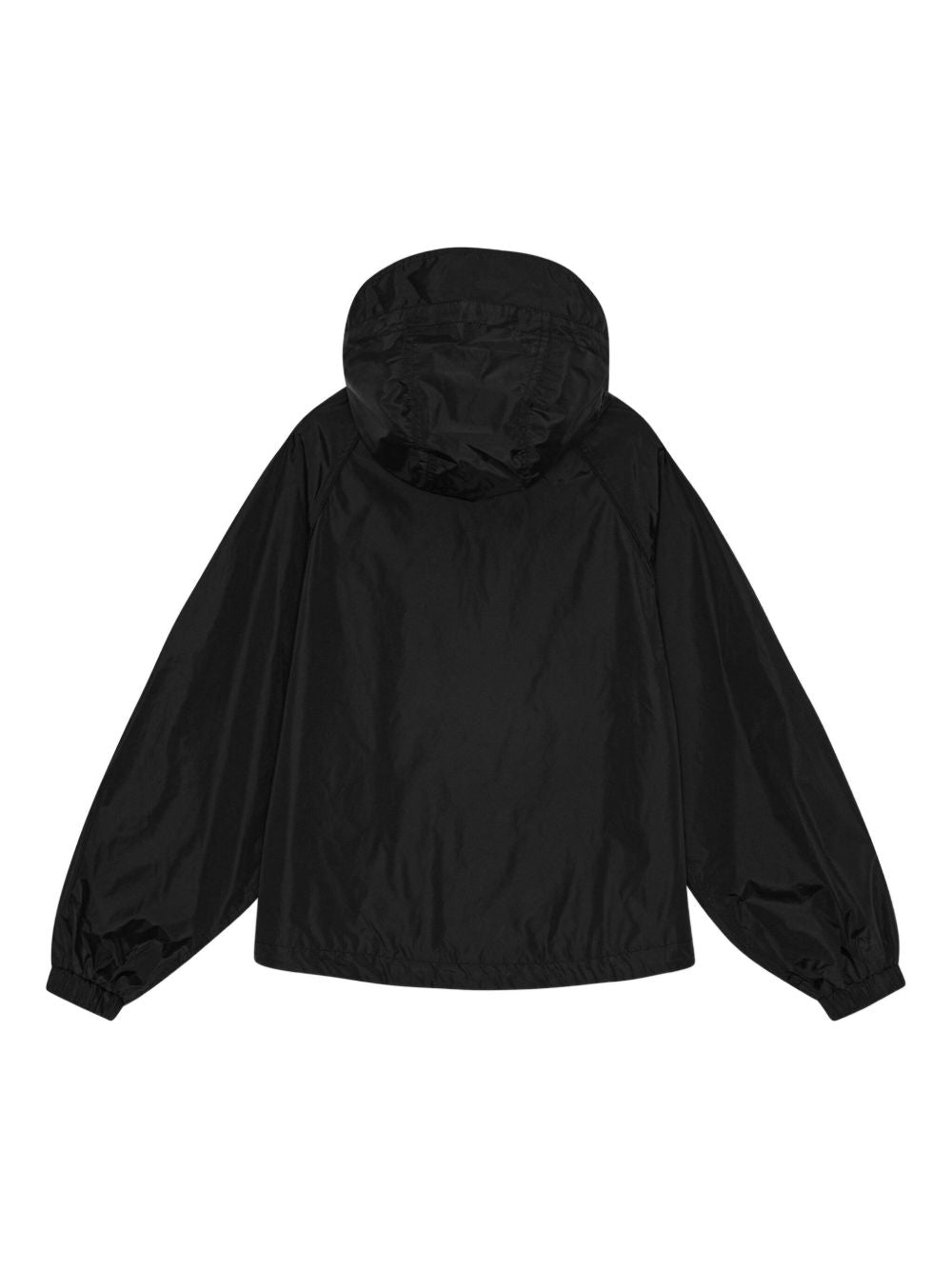 Ganni Coats Black Recycled Nylon