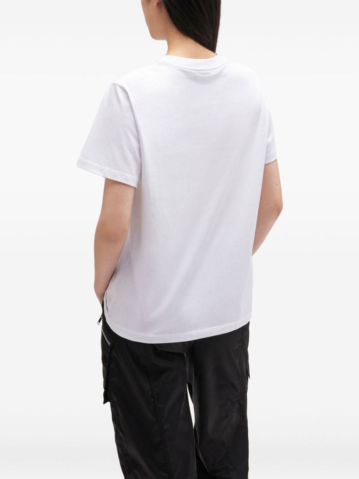Ganni T-Shirts And Polos White Organic Cotton