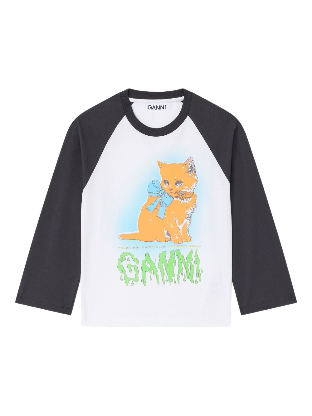 GANNI T-shirts and Polos White Organic Cotton