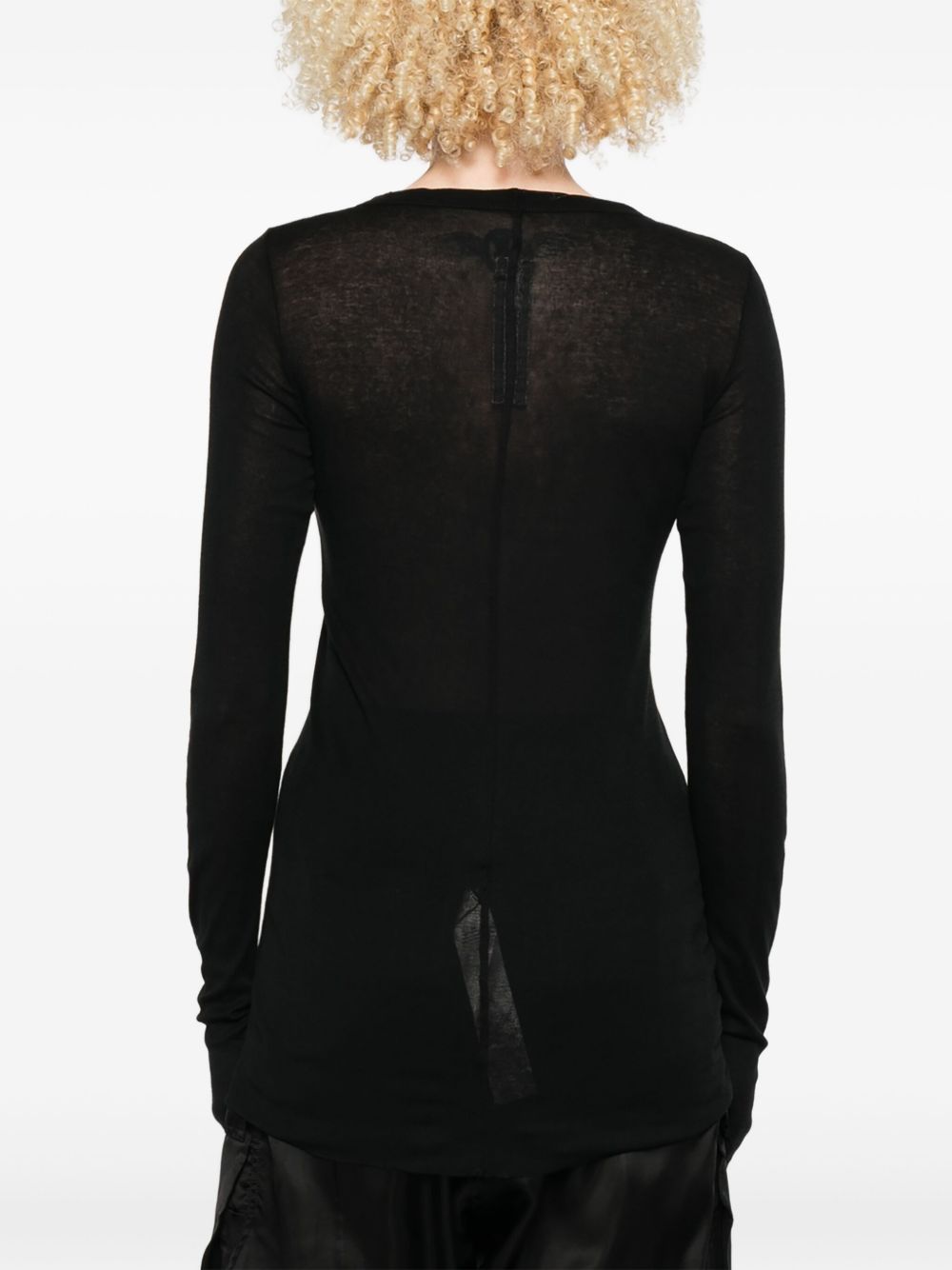 Rick Owens T-Shirts And Polos Black Cotton