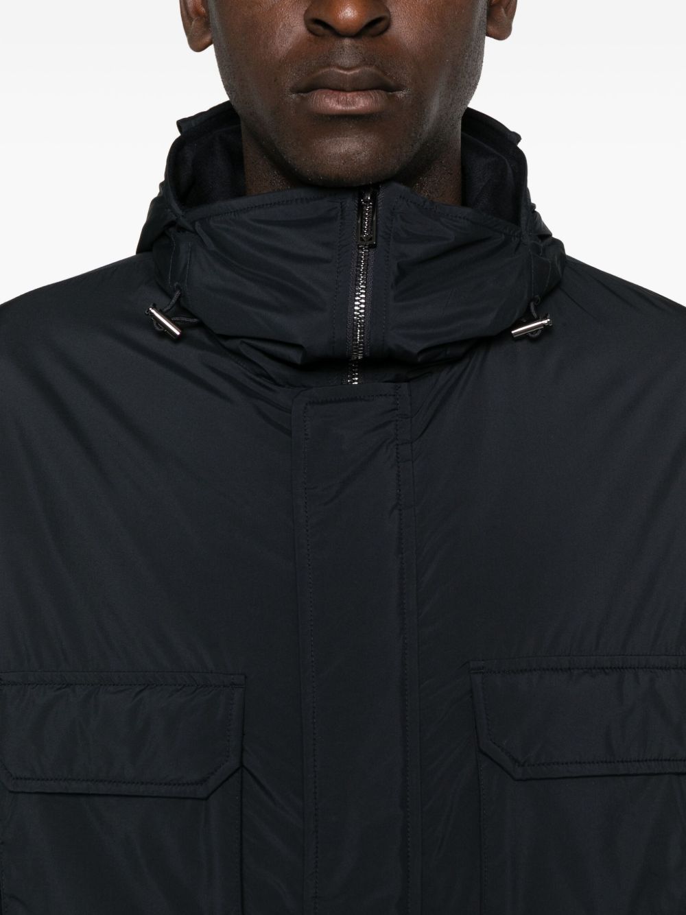 Emporio Armani Capsule Coats Blu Polyester