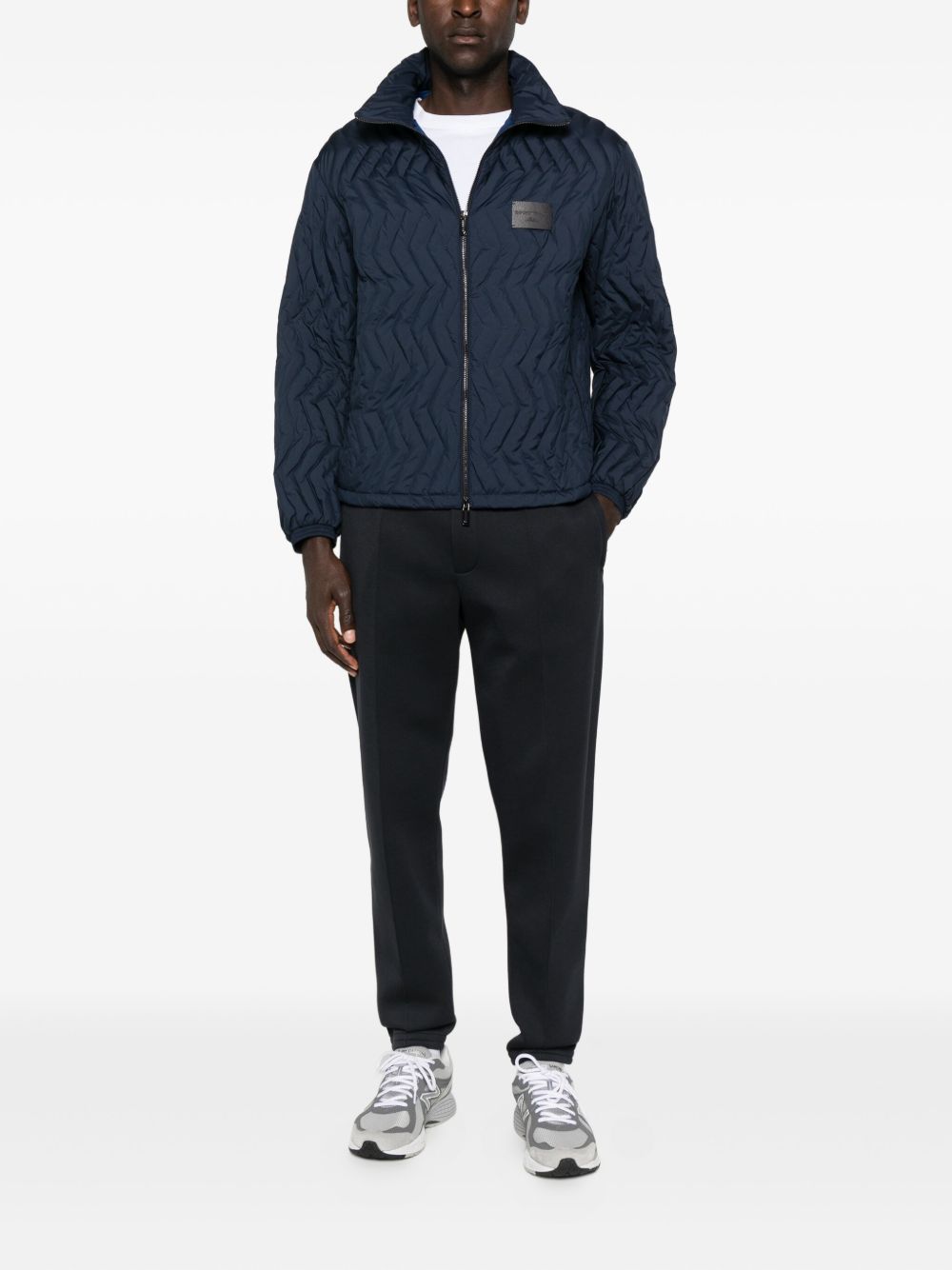 Emporio Armani Coats Blu Polyester