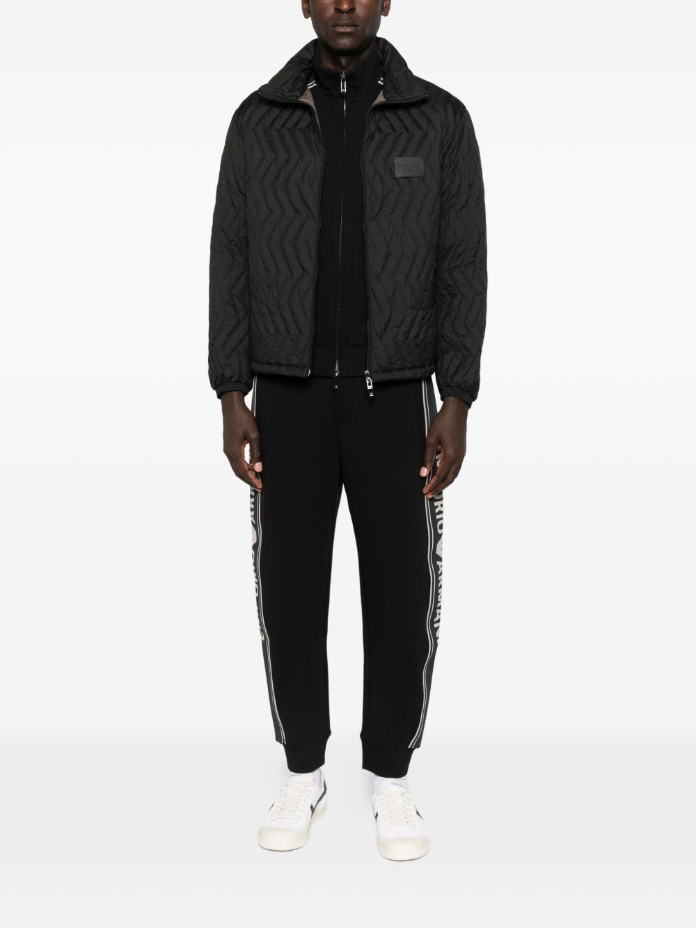 Emporio Armani Coats Nero Polyester
