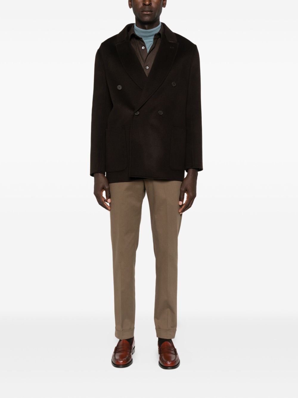 Emporio Armani Exclusive Jackets Marrone Cashmere