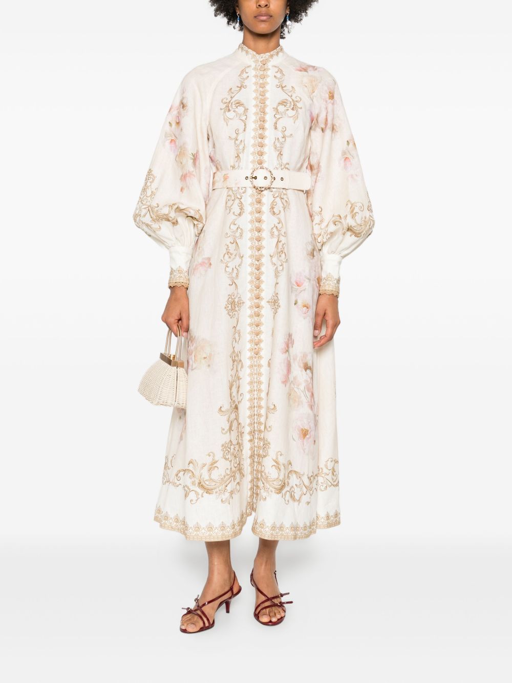 Zimmermann Dresses Beige Linen