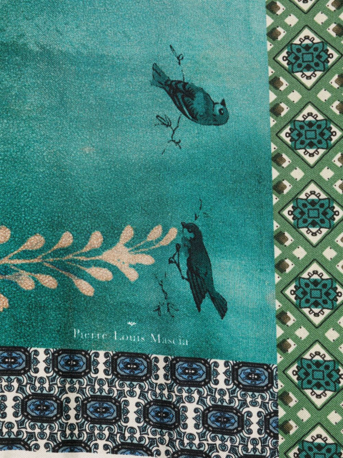 Pierre Louis Mascia Scarfs Turquoise