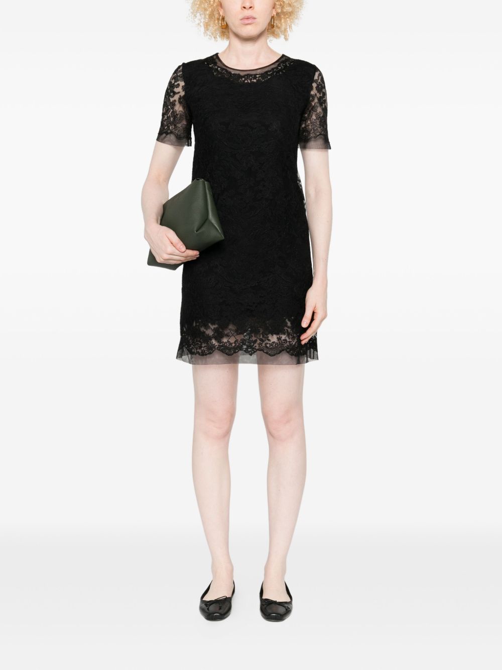 Ermanno Scervino Dresses Black Polyester