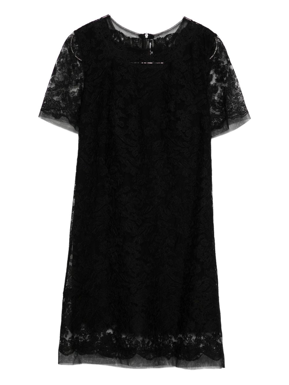 Ermanno Scervino Dresses Black Polyester