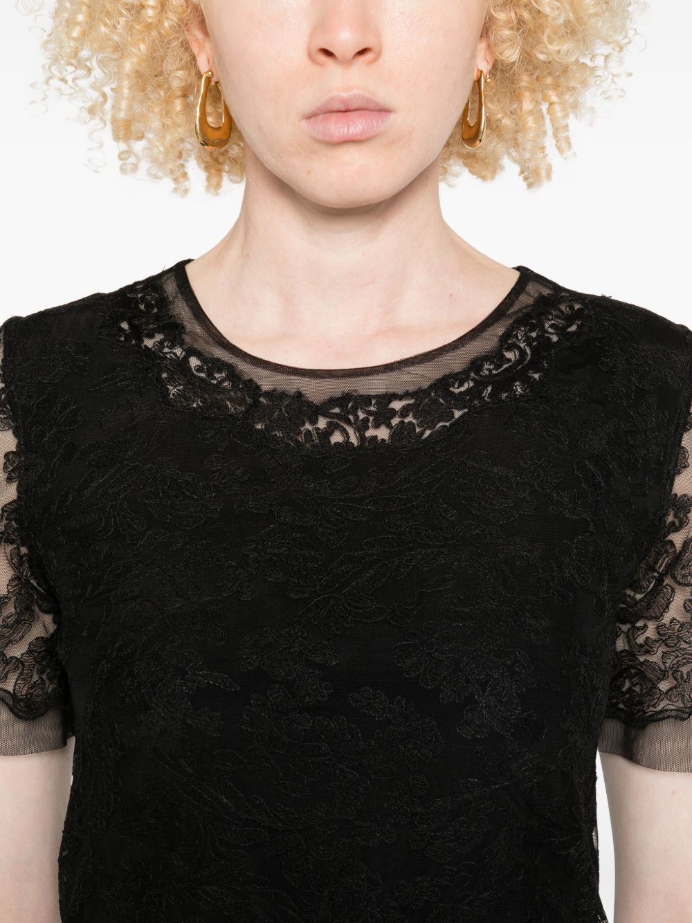 Ermanno Scervino Dresses Black Polyester