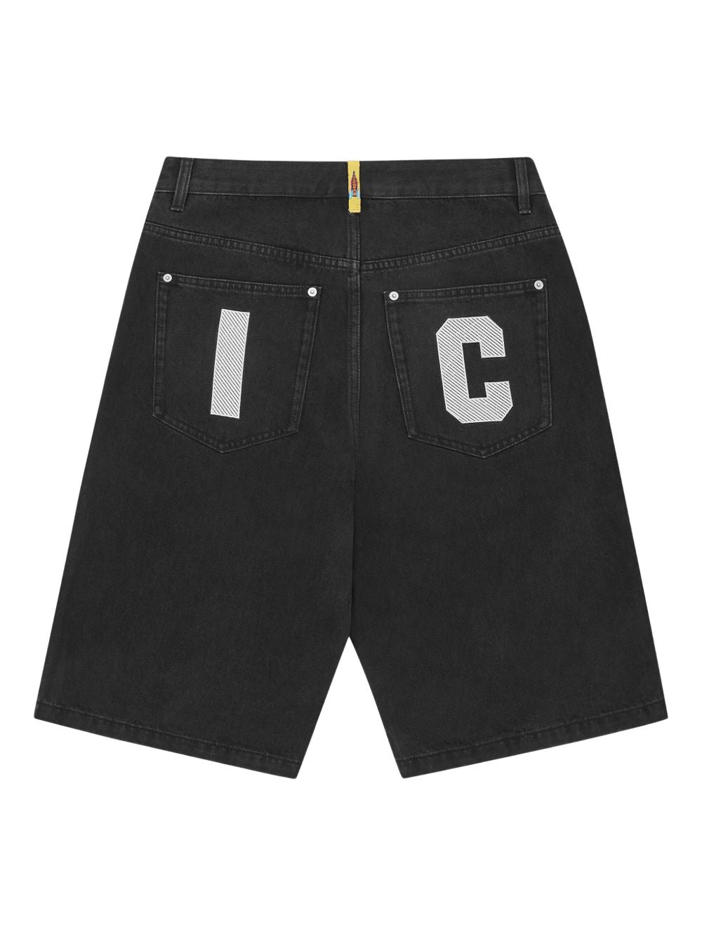 Icecream Shorts Black Cotton