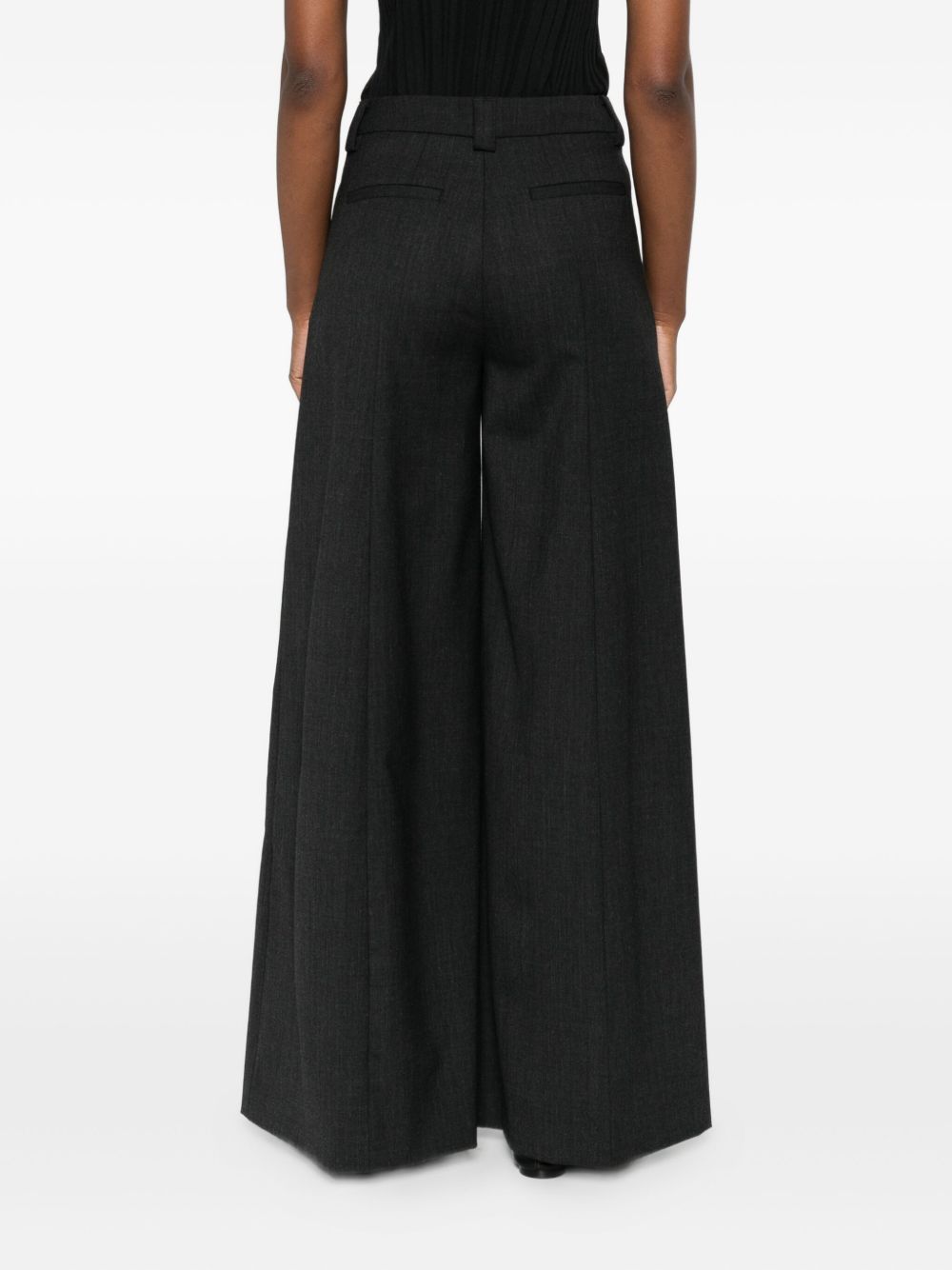 THE LATEST Trousers Black Polyester
