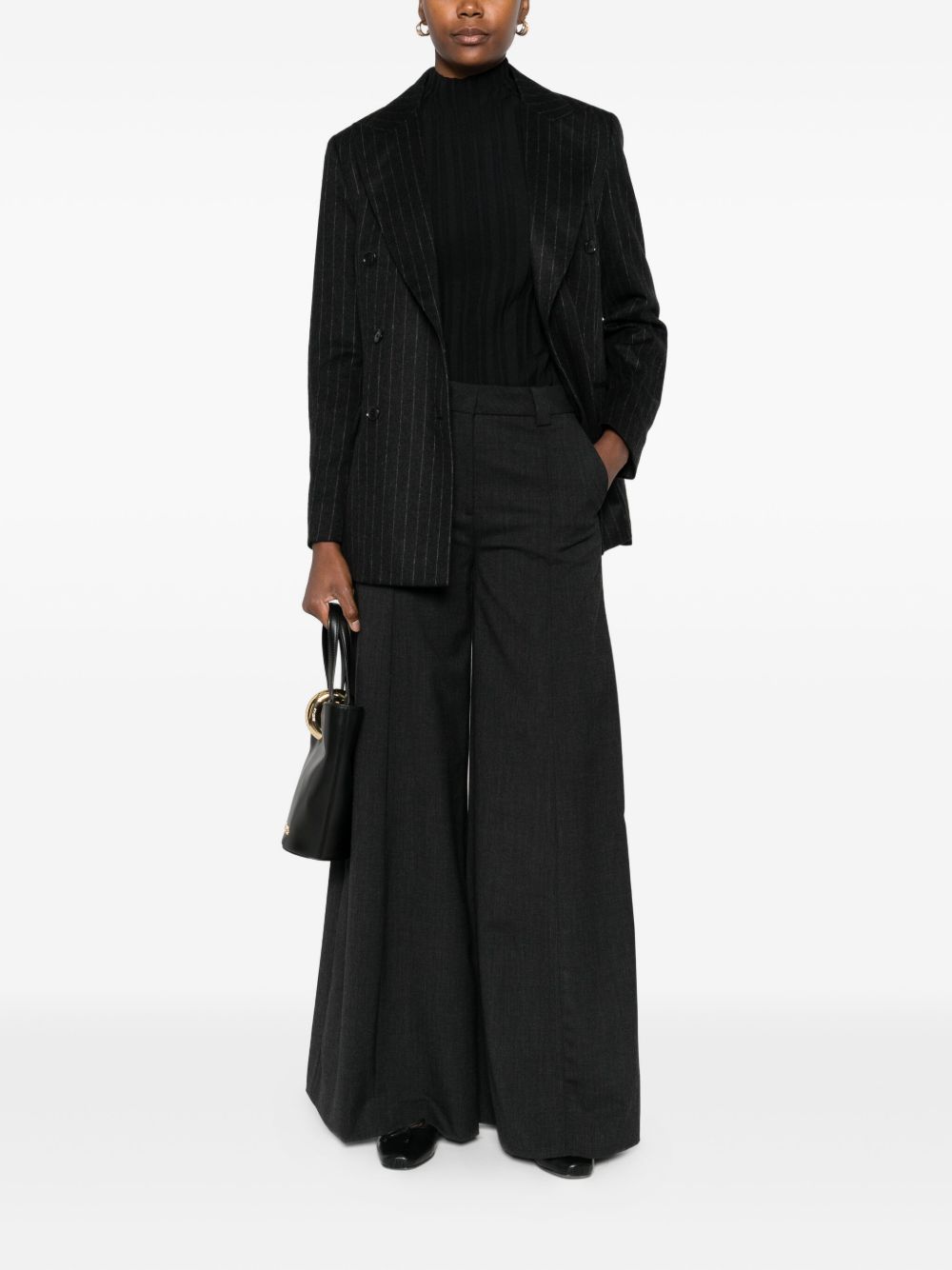 THE LATEST Trousers Black Polyester