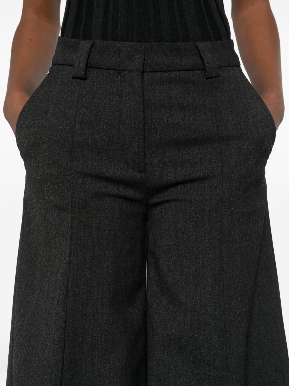 THE LATEST Trousers Black Polyester
