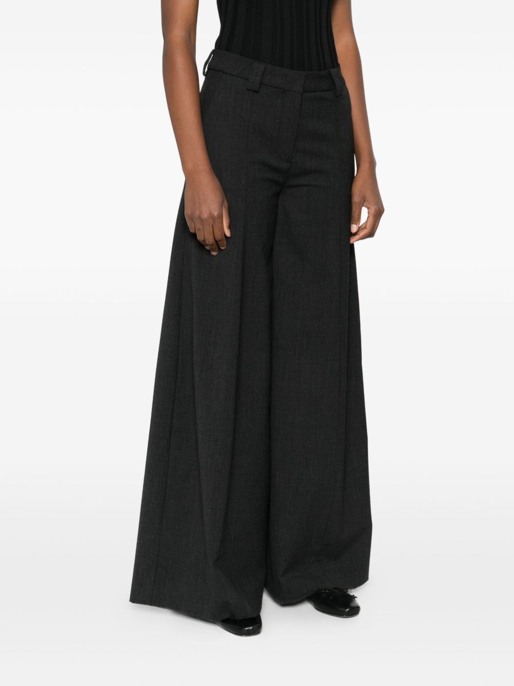 THE LATEST Trousers Black Polyester